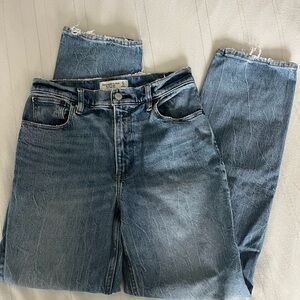 Abercrombie & Fitch Light Blue Straight Jeans